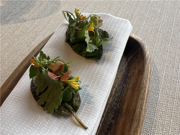 herb canapes
